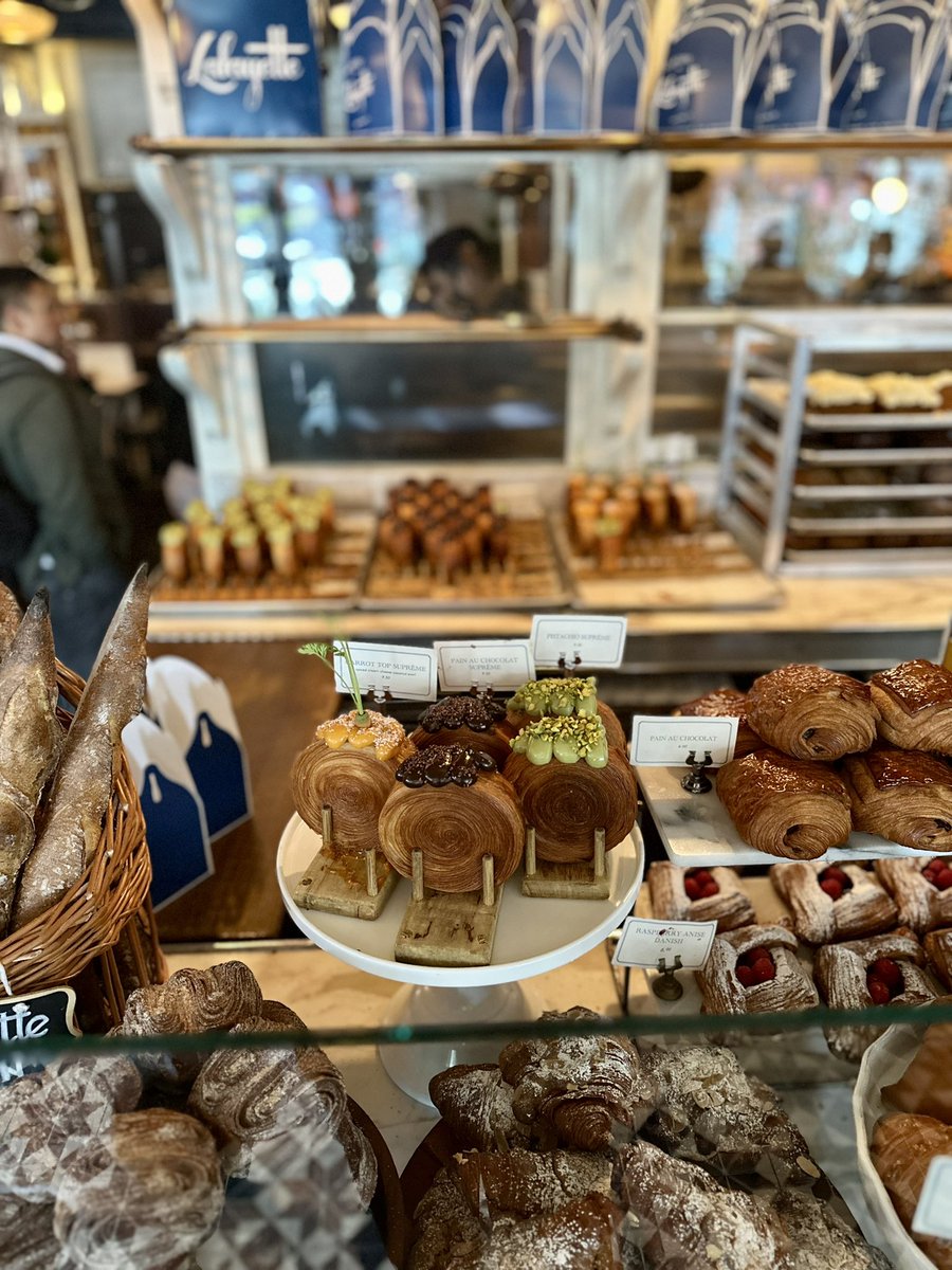 Of course the first stop in #nyc is Lafayette Bakery. No line today. #Travel #vacation