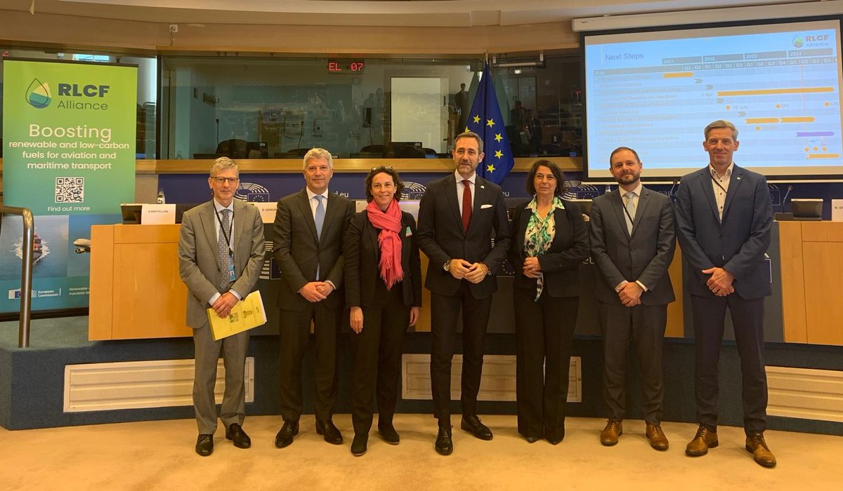 .@SAFRAN's Chief Sustainability Officer Nathalie Stubler was today at the @Europarl_EN representing the Group, current chair of the Aviation chamber of the #RLCFAlliance, during the very first event dedicated to the Alliance at the European Parliament. #sustainableaviation