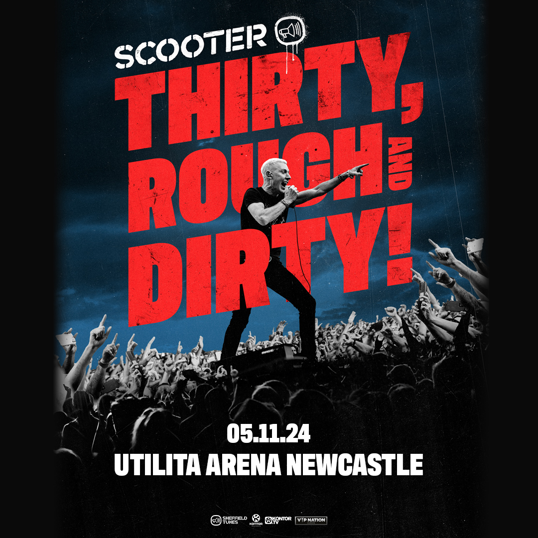 #ad Scooter's 30th Anniversary Tour Coming To Newcastle Tickets for @scooter_techno at @ArenaNewcastle on Tuesday 5th November go on sale from Friday 12th April at 10am from our affiliates Ticketmaster UK ticketmaster-uk.tm7559.net/PyDMRj. @JoWhereToGo Preview: jowheretogo.co.uk/f/scooters-30t…