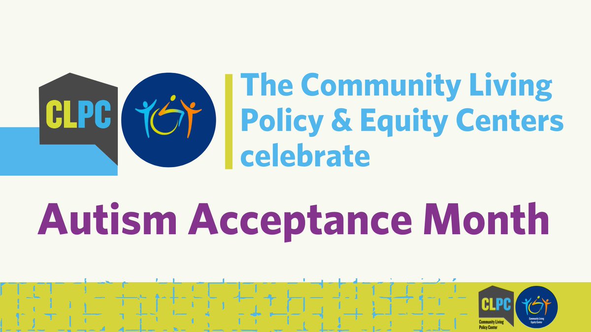 Let awareness give way to acceptance this month and always. @CLPolicy is celebrating Autism Acceptance Month. Onwards to inclusion and celebration.