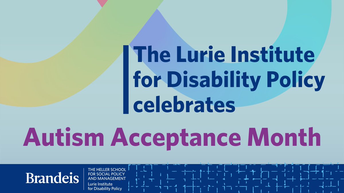 Let awareness give way to acceptance this month and always. @LurieInstitute is celebrating Autism Acceptance Month. Onwards to inclusion and celebration.
