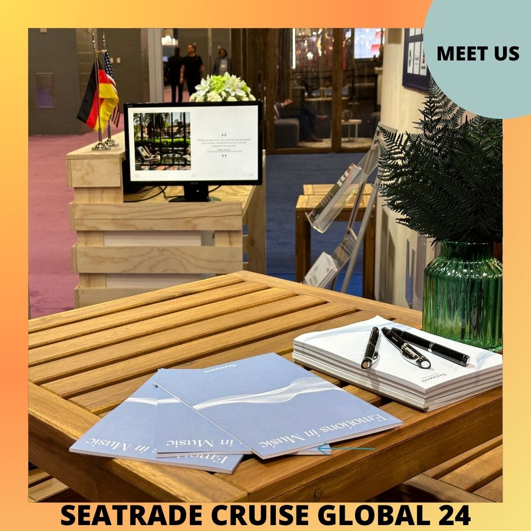 #Radiopark always considers their #clients as #partners. Which is why it is important to keep the #personalapproach.🫂🛳️ Our #seatradecruiseglobal team met Scott Douglas and Roger Hawk from Silversea Cruises, discussing the setup for the upcoming vessel #silverray!