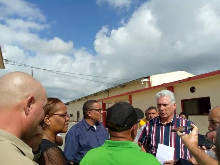 #CubaHoy 🇨🇺 El Primer Secretario del Comité Central del Partido Comunista de Cuba y Presidente de la República, Miguel Díaz-Canel Bermúdez, está en #Guantánamo. 

Acompañado por el secretario de Organización del CC, Roberto Morales Ojeda