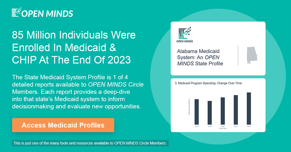 April is #MedicaidAwarenessMonth and 85 Million individuals were enrolled in #Medicaid and CHIP in 2023. To keep our members updated, 1 of our 4 State Profile Series reports is focused purely on the Medicaid system of each state. openminds.com/elite