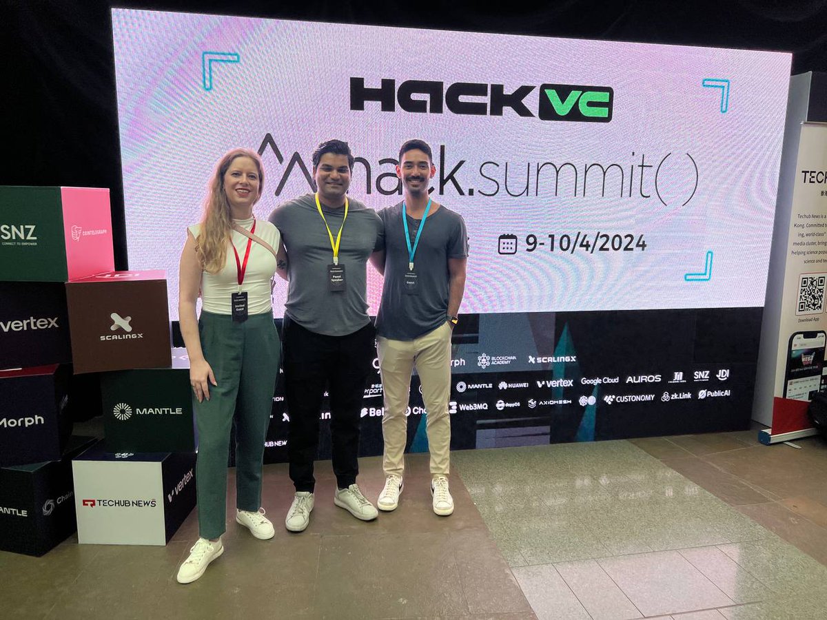 Day 1: Our CEO and co-founder @gane5h dived into interoperability and next-gen blockchain infra at @hack_summit with co-host @RockTreeCapital. The energy in HK was truly unmatched 🇭🇰