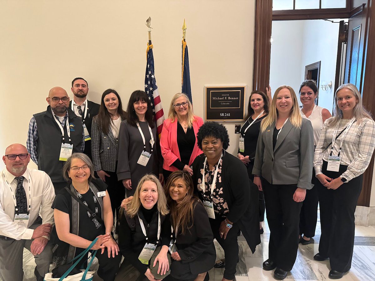 Housing Catalyst and Wellington Housing Authority Commissioners met with staff from @SenatorBennet’s office to advocate for #AffordableHousing in Colorado. Leadership and Commissioners traveled to D.C. this week for @NAHROnational’s Washington Conference. 
 #WashCon24 #HillDay