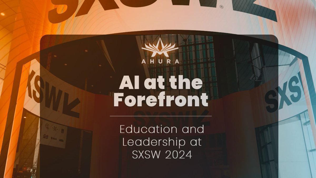 .@AhuraAI had a great time at #SXSW EDU last month! Our Co-founder & COO, @xelatsads, and Director of Learning Experience Design, @mlaws1224, enjoyed the conference. Thanks to the @GritDaily podcast for featuring Alex on the show! Check out the recap! buff.ly/3PGy2cn