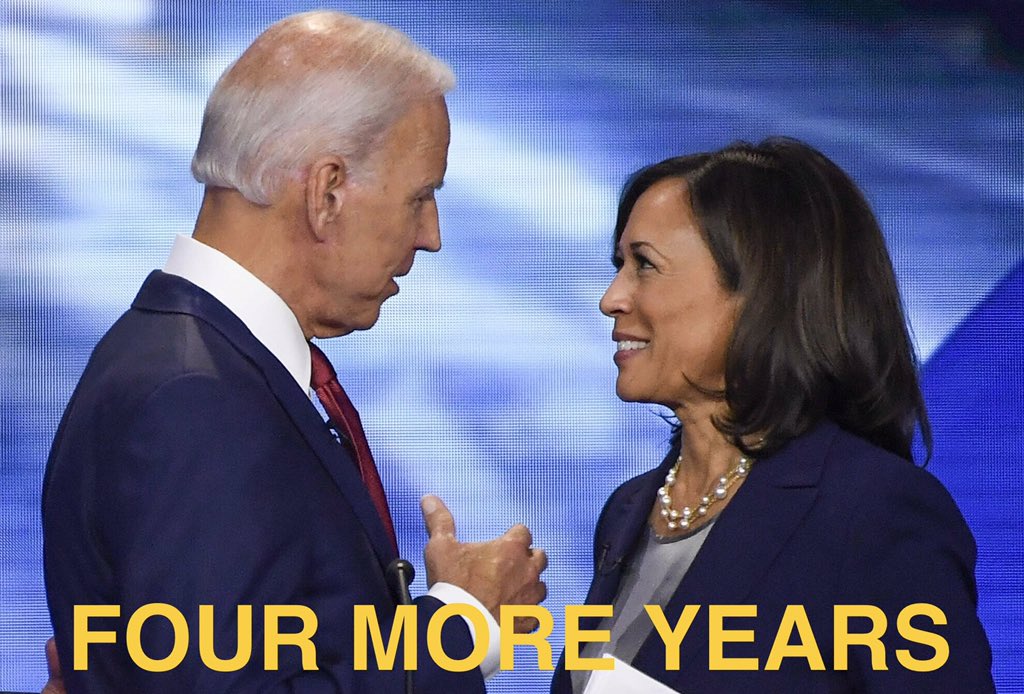 Who else wants four more years of Biden-Harris?

Drop a 💙