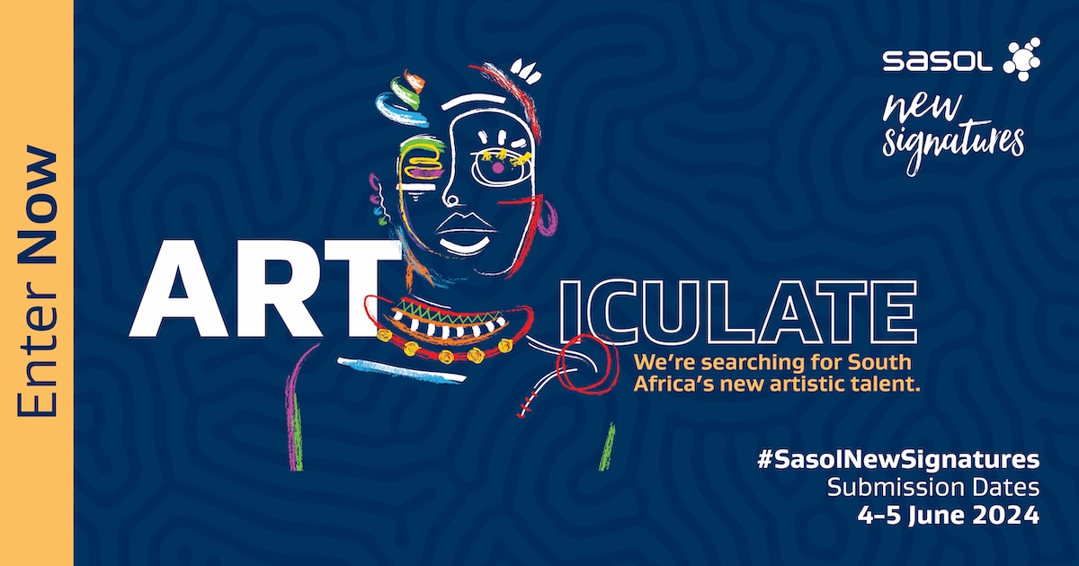 Call for entries | We are searching for South Africa’s new artistic talent in the 2024 #SasolNewSignatures art competition. The winner gets R100 000. Submission dates are 4 - 5 June 2024. Entry forms here sasolsignatures.co.za. Please tag an emerging 🇿🇦 artist.