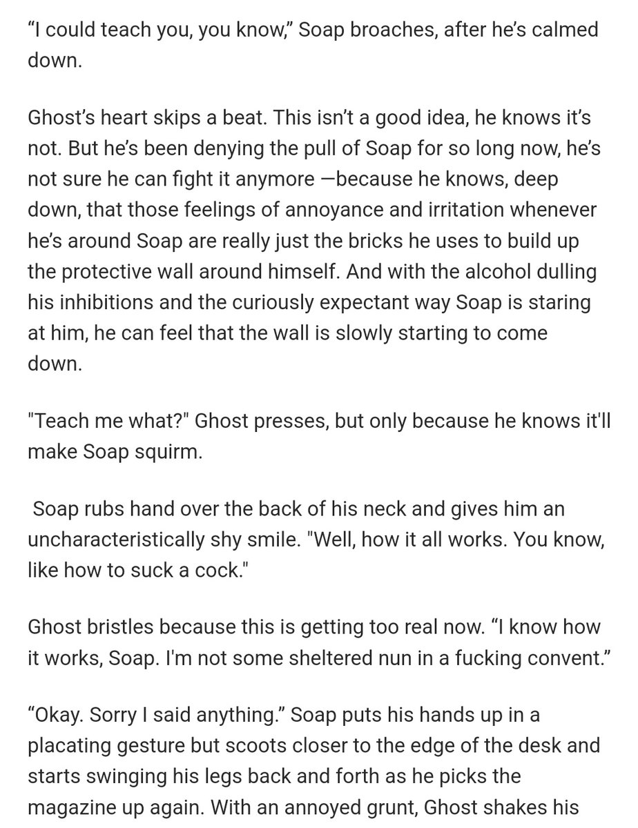 I'm so happy to share the fic I wrote for the nsfw portion of the @GhostSoapZine! It was such a fun project to work on! 💕 #GhostSoap 💀🧼