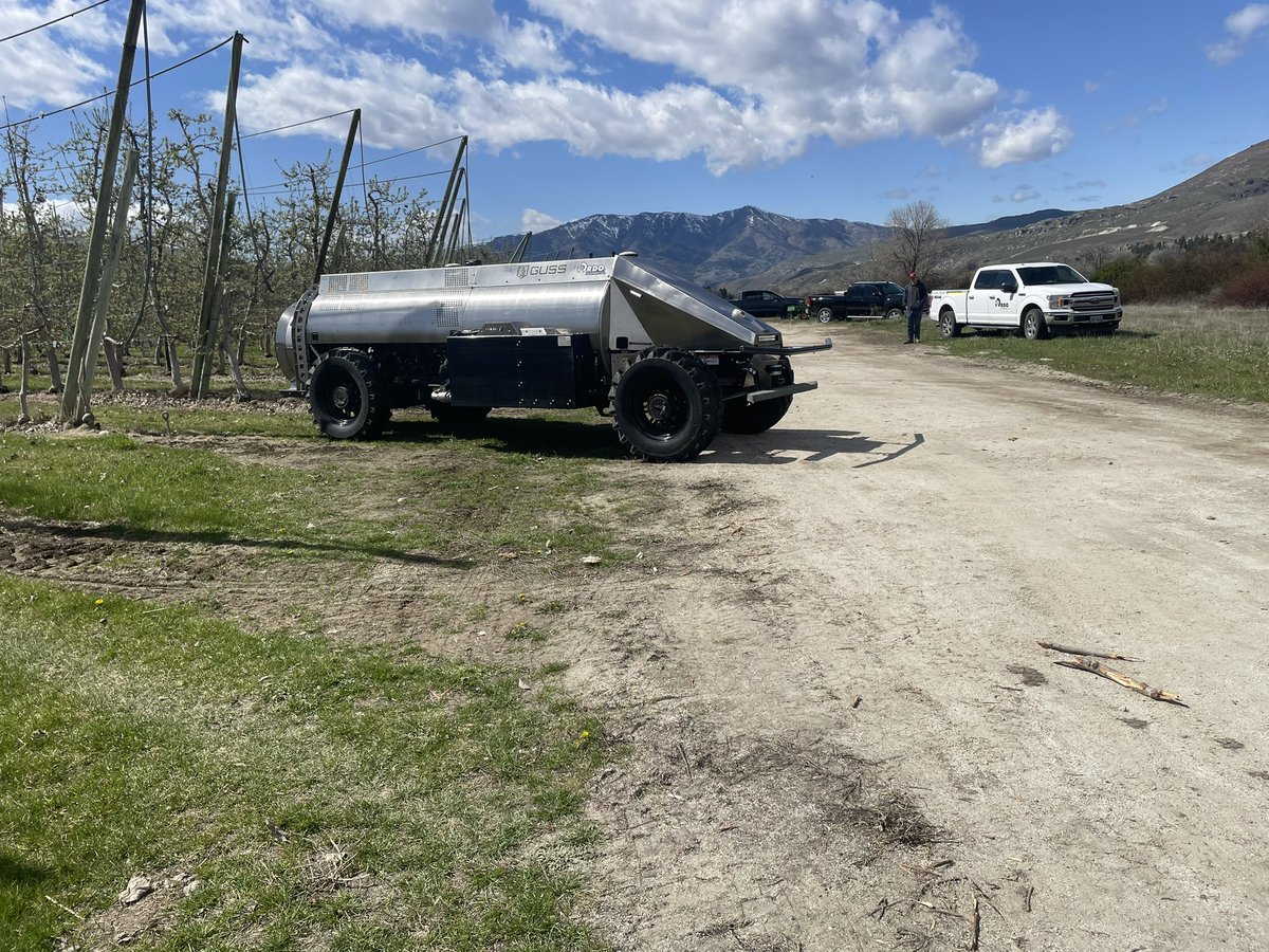 Great day demonstrating the <a href="/GussAutomation/">GUSS Automation</a> and <a href="/SurePointAg/">SurePoint Ag Systems</a> Quick Draw up at the apple orchards in Douglas County!