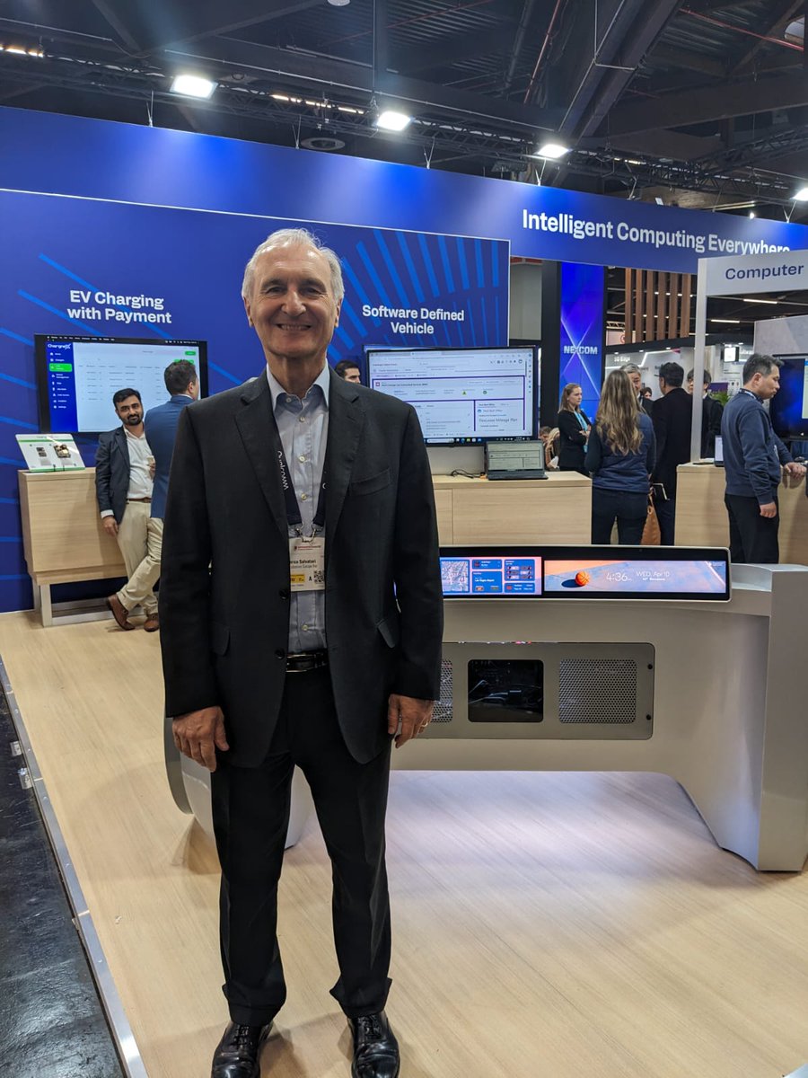 Delighted to present our automotive demos at #EW24, showcasing a connected services platform and cloud-based workbench for the #Snapdragon Digital Chassis that allows automakers to add new features and create seamless workflows throughout a vehicle's lifecycle.