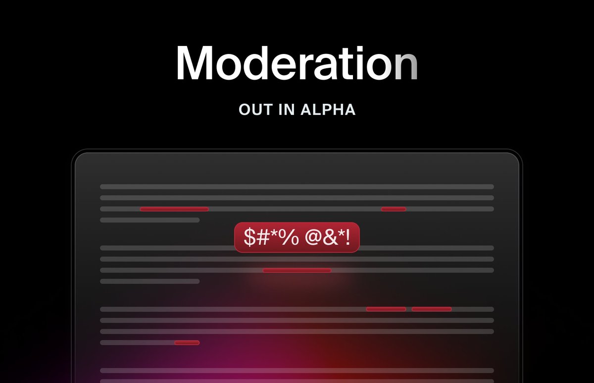 Keep your audio and transcripts safe with our new moderation add-on!

Our model scans your transcription for words or expressions in need of moderation while classifying their type and severity.

Try now in alpha: docs.gladia.io/chapters/audio…

#audiointelligence