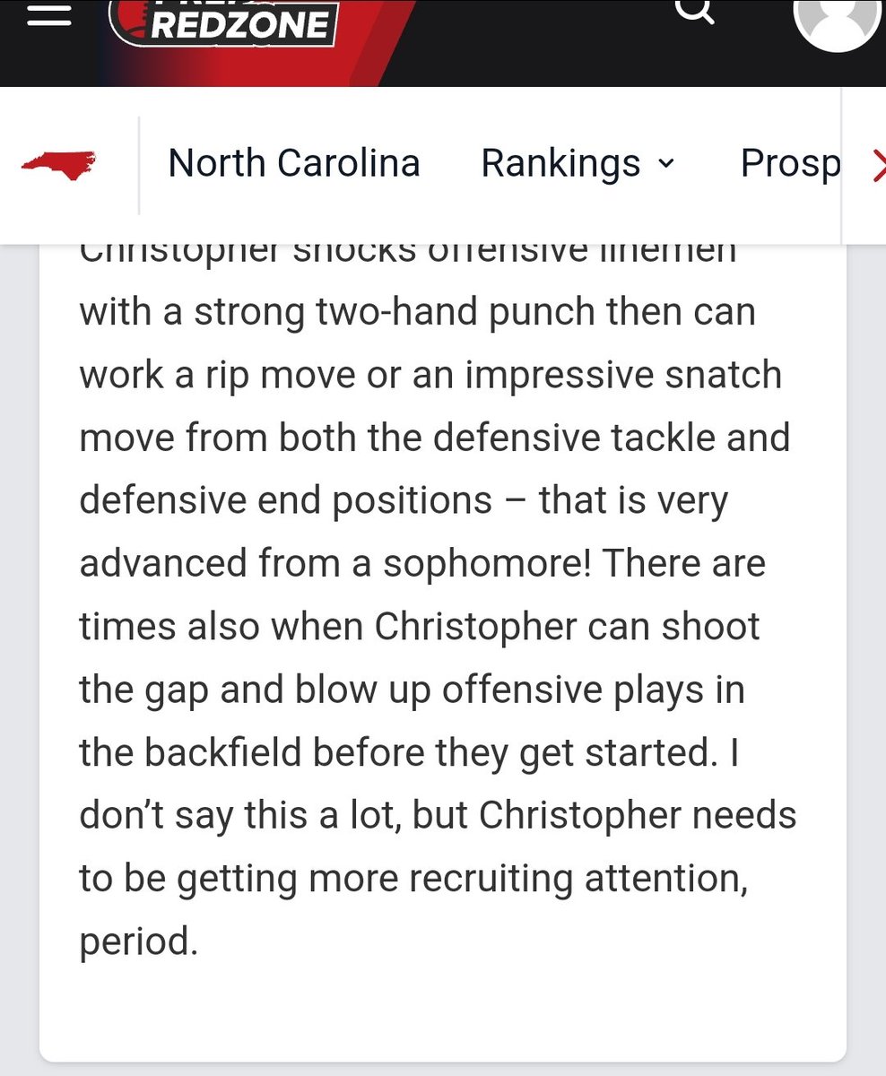 Thank you @pepman704 @prepredzonenc for recognizing me as a top DL in NC @CaryCoaching101 @CoachCalebKing1 @brent0962 @CoachAllen1660 @coachwiles @CoachMackBrown @coachdaoust @CoachHJSimpson @CoachCohenWake @CoachClawson @Coach_Cab @coach_sloan @Coach__Roy_Tesh @CoachCollins