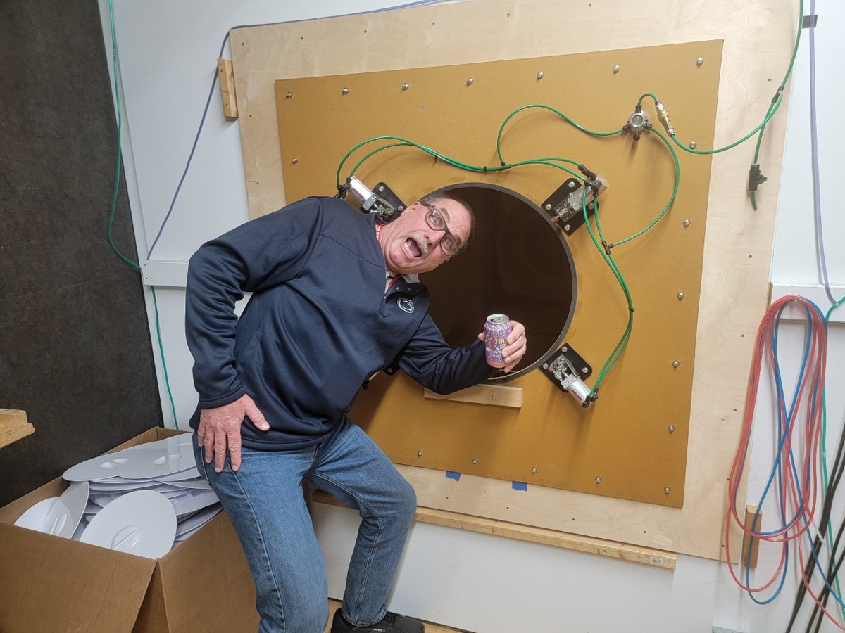 PA_Energy_Smart's tweet photo. Energy Smart's Jon Kautz is at the National Home Performance Conference, Minneapolis. Jon had an opportunity to see the technical side of Blower Door manufacturing. https://t.co/qNcz1CEHRj