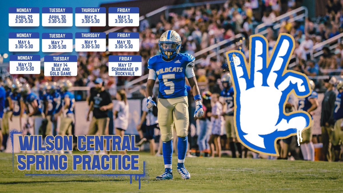 Spring Practice is right around the corner!

#GRITCentral

#ProtectTheRock