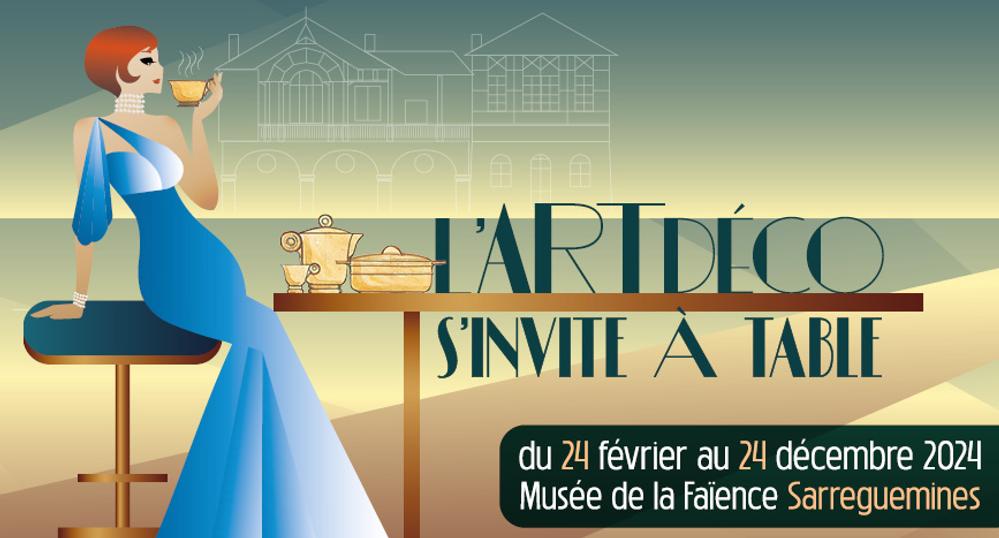 [#Musées] Au Musée de la Faïence de #Sarreguemines, « L’art déco s’invite à table 🍴 » jusqu'au 24 déc. 2024. Une exposition sur l'Art Déco popularisé à travers les services de table - labellisée « d’intérêt national » par le @MinistereCC #passionArtDéco sarreguemines-museum.fr/fr/l-art-deco-…