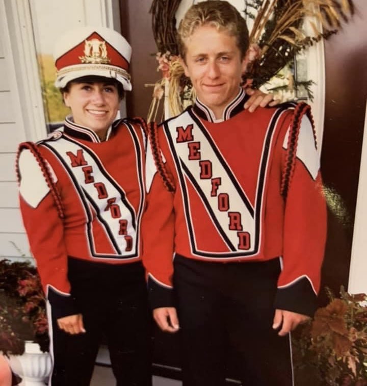 Happy National Siblings Day ❤️ My baby brother Vince is one amazing human 🥰 Any other #bandgeeks out there? 😂 #NationalSiblingDay