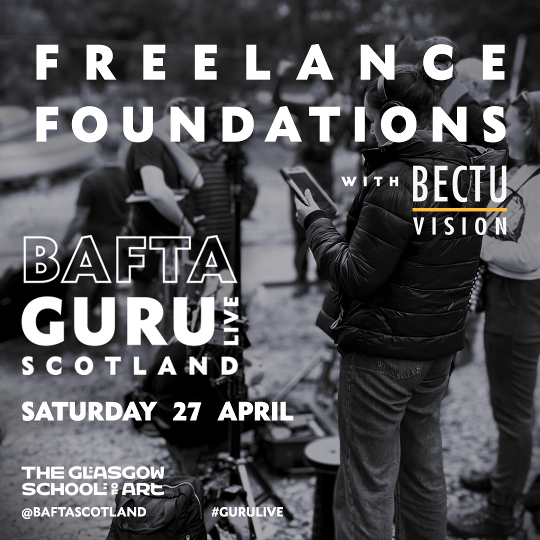 As part of #GuruLive Scotland, the team at @BectuV have brought together a programme designed to help you set the strong foundations you need for a career as a film and TV freelancer 💪 Each session is free to attend! Book in below 👇 bafta.org/supporting-tal…