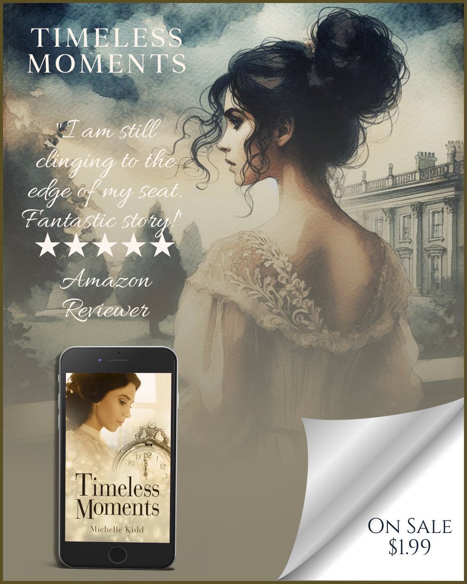 Step back in time for $1.99 and enjoy #suspense, #timetravel, and #romance with TIMELESS MOMENTS. Click the link🔗to download! amazon.com/Timeless-Momen…