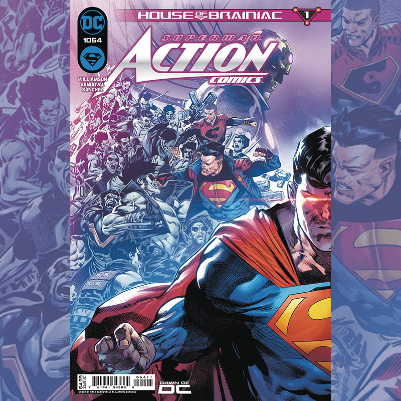 Joe's Pick of the Week for 4/10/24:
Action Comics #1064 from @dcofficial!

Written by @williamson_josh
Art by @rafasandoval75

#NCBD #NewComicBookDay #DCComics #Superman #ActionComics #JoshuaWilliamson #RafaSandoval #Brainiac #comics #comicbooks #variantcover