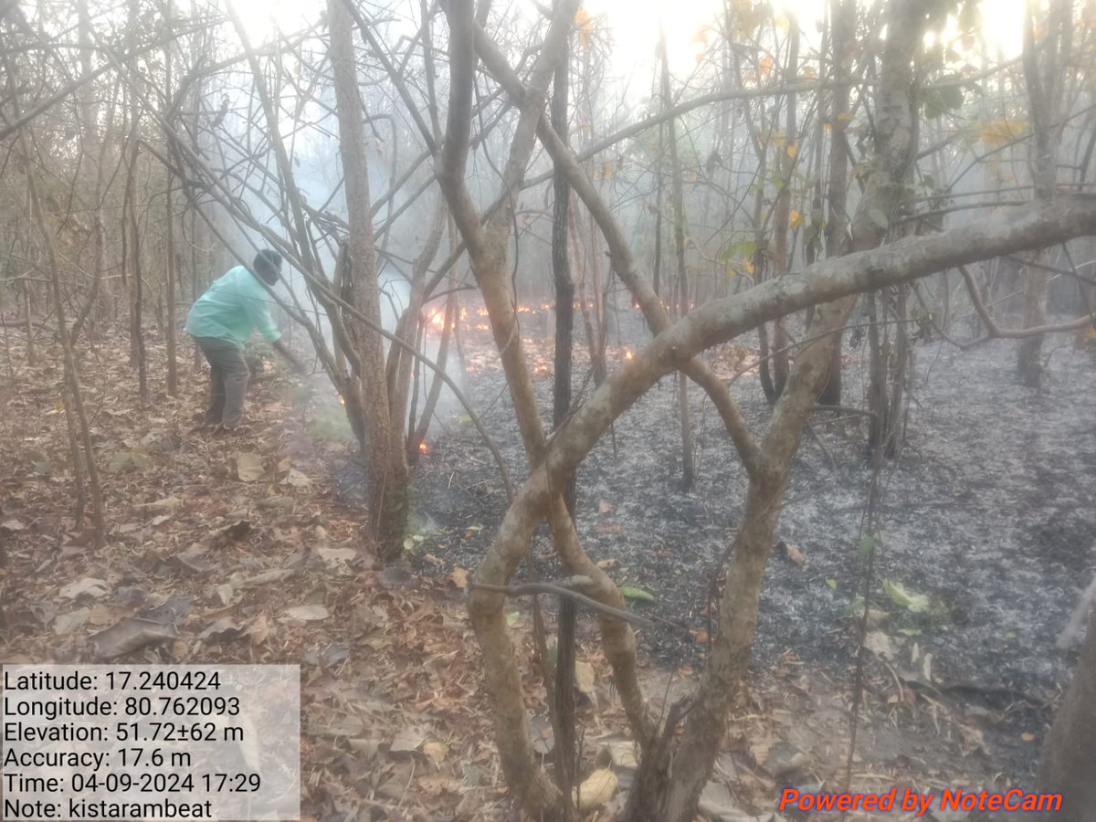 Bracing all challenges of heat wave and Forest fire, front line staff are putting their best efforts to stop man-made fires. It's requested to the public to ensure Zero fire and littering near forest areas.