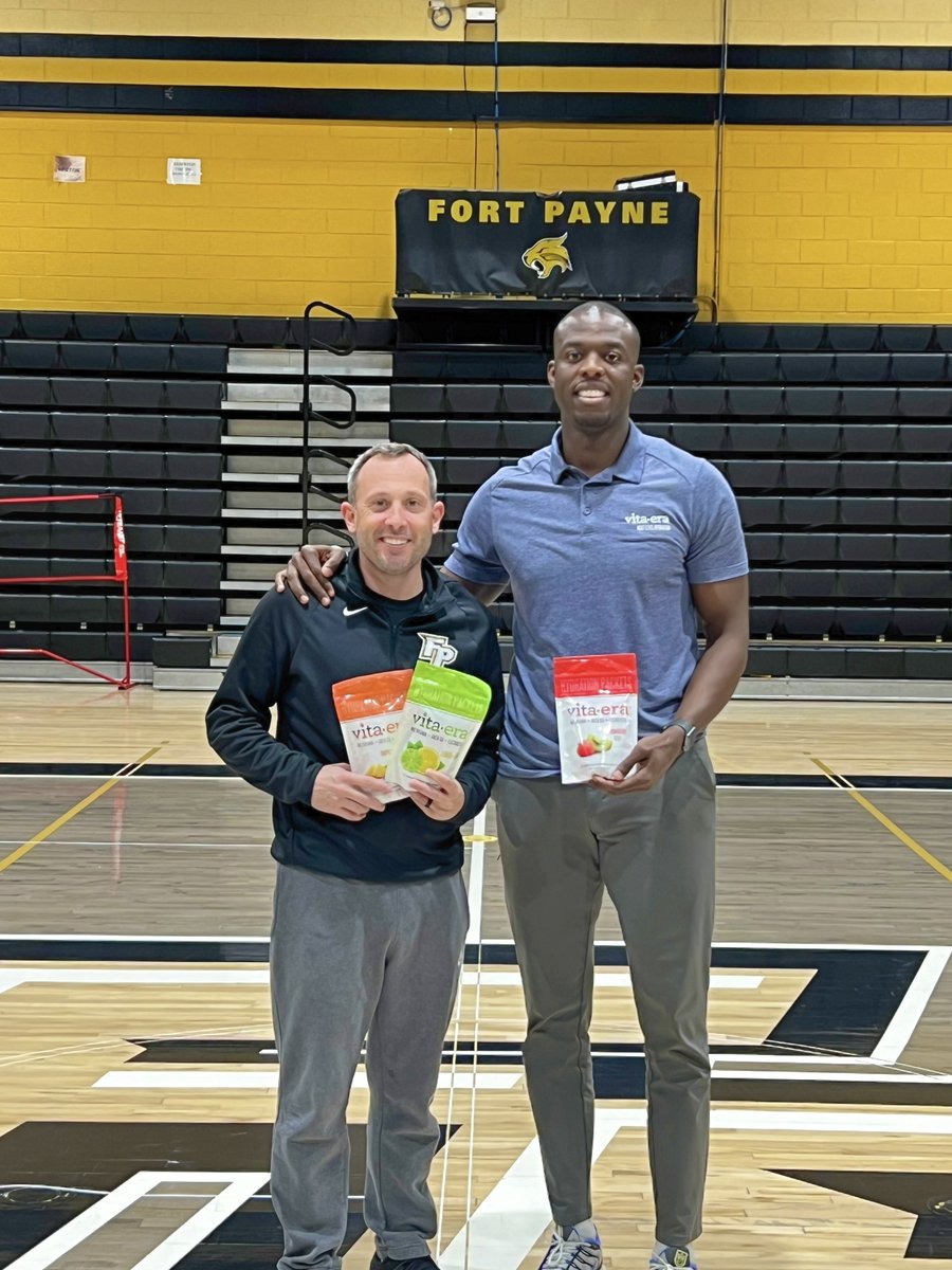 Fort Payne High School and Robi Coker Head Basketball Coach partners with Vita-Era Hydration to take their hydration to the Next Level. Robi thank you for your business and we're looking forward to building with you 🫱🏾‍🫲🏻 #VitaEraHydration #FortPayneHighSchool #hydrate