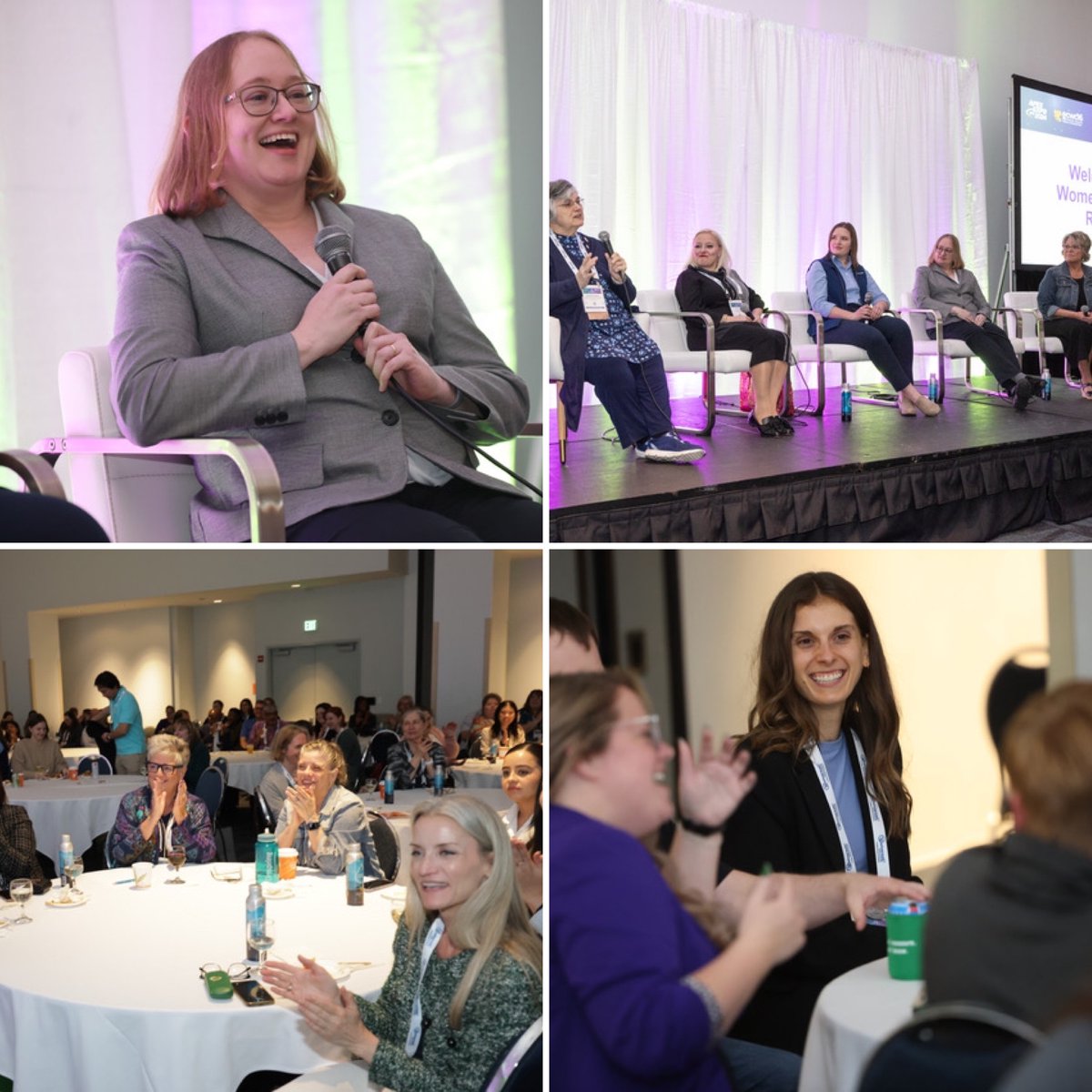 How can you achieve work-life balance? Six panelists at different stages of their #engineering careers, shared their stories last night at the Women in Electronics Reception.
