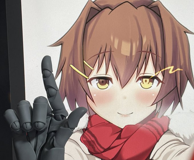 古鷹さんが画面から出てきました!!! 