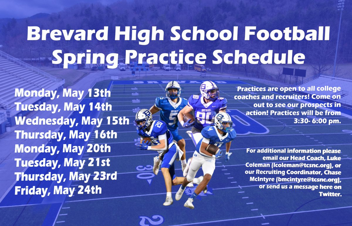 Our Spring Practice period is almost a month away! Our players are excited about the opportunity to go out and compete during these two weeks. 
All spring practices are open to any college coaches or recruiters. Please message us if you have any questions!