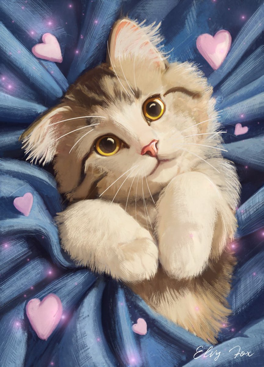 Cat and love. Cute cat portrait 💓 🐈
#Digitalart #Catart #Kittenart #Petportrait #Animalillustration #Drawing #Painting #Petlovers #Catsanddogs #Digitalpainting #Animalins #Artwork #Petart #felinefriends #cutecats #Doglovers #Cuteanimals #Digitalillustration