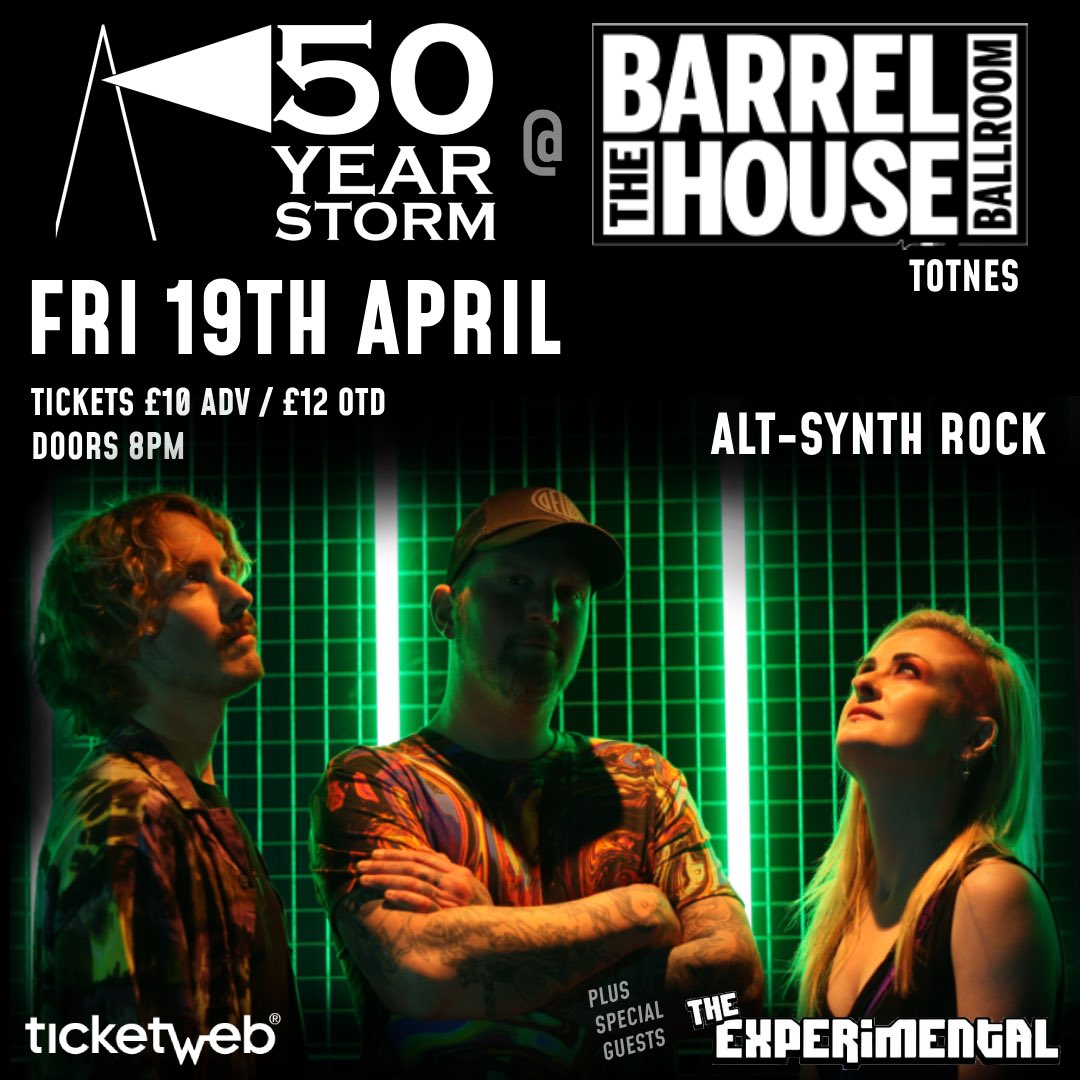 50 Year Storm (@50_year_storm) on Twitter photo Just over 1 week to go til we play The Barrel House in Totnes <a href="/bhtotnes/">๐ง๐ต๐ฒ ๐๐ฎ๐ฟ๐ฟ๐ฒ๐น ๐๐ผ๐๐๐ฒ, ๐ง๐ผ๐๐ป๐ฒ๐</a> alongside <a href="/Experimental_3/">The Experimental</a>. Buy your tickets here: ticketweb.uk/event/50-year-โฆ Just over 1 week to go til we play The Barrel House in Totnes <a href="/bhtotnes/">๐ง๐ต๐ฒ ๐๐ฎ๐ฟ๐ฟ๐ฒ๐น ๐๐ผ๐๐๐ฒ, ๐ง๐ผ๐๐ป๐ฒ๐</a> alongside <a href="/Experimental_3/">The Experimental</a>. Buy your tickets here: ticketweb.uk/event/50-year-โฆ