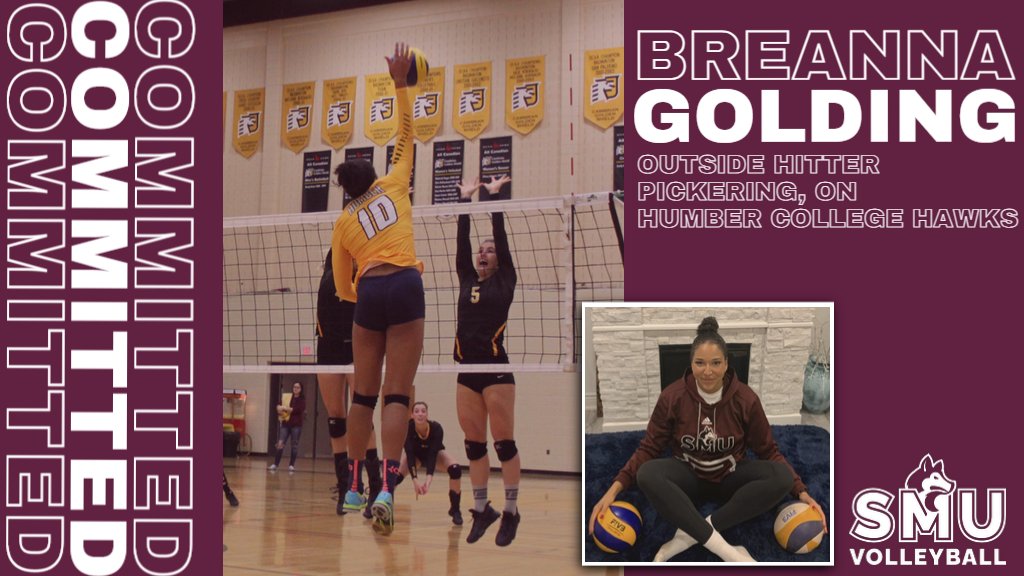 Saint Mary's women's volleyball head coach Darren Russell is pleased to announce the commitment of Breanna Golding to the Huskies line-up for the 2024-25 Atlantic University Sport season. Full story: smuhuskies.ca/sports/wvball/…