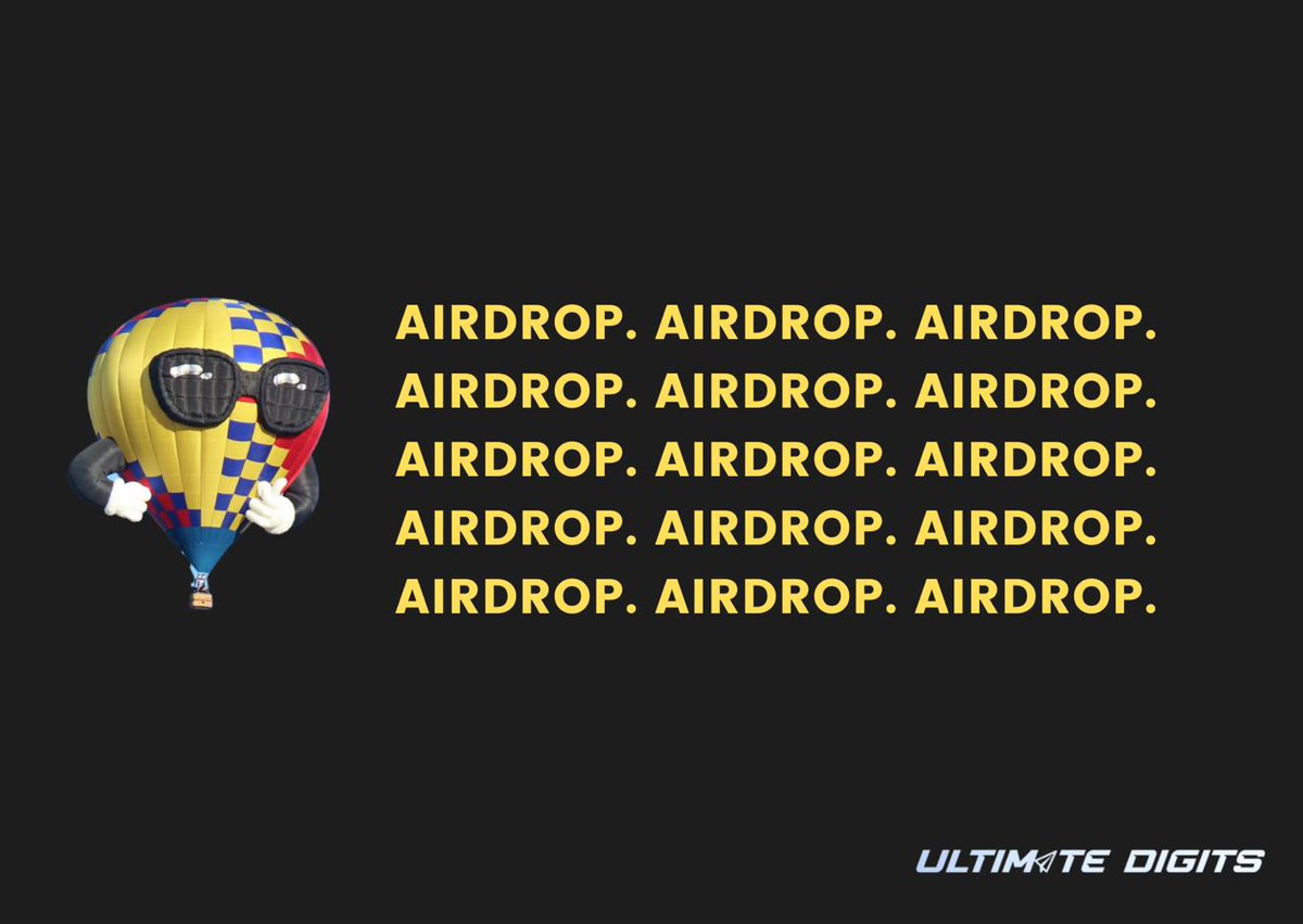 🔥 Ultimate Digits $ULT Airdrop Alert! 

How to Dive In:
- Go to airdrop.ultimatedigits.com/?ref=0xcc2dD9d….
- Link your wallet &amp; Discord.
- Embark on quests, rack up points.
- Spread the word - 1500 Points per friend!
- Zero cost to participate. 

Grab your share of up to 12% of $ULT's supply!