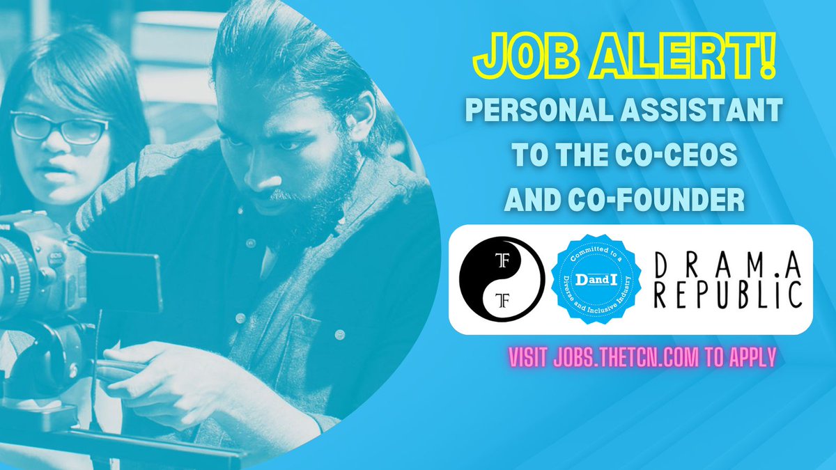 🚨 JOB ALERT 🚨 Our client Drama Republic is looking for a Personal Assistant to the Co-CEOs and the Co-Founder 📆 Dates: ASAP start 12 month FTC (with the potential to extend) 📍 Location: London Interested? For more info and to apply follow he link: buff.ly/3VYDnjj