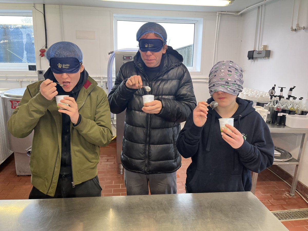 What a fantastic farm to fork experience @StBenedictsUK had today! Huge thanks to @GorsehillAbbey for a tour of the dairy, icecream factory and self service shop, the students loved learning about how dairy products are made and sold locally. @LEAF_Education
