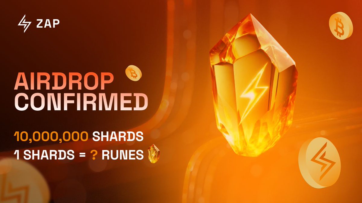 bosslady_045's tweet photo. Airdrop ZAP Chain is finally here!
Follow the steps:
1οΈβ£ Follow @ZapLayer2
2οΈβ£ Like and RT this tweet.
3οΈβ£ Follow the Airdrop instruction
https://t.co/F2hF8cQEGk
π· Snapshot on 13 April at 13:00 UTC
#ZAP #ZAPlayer2 #Runes #Airdrop https://t.co/9pXLo88E65