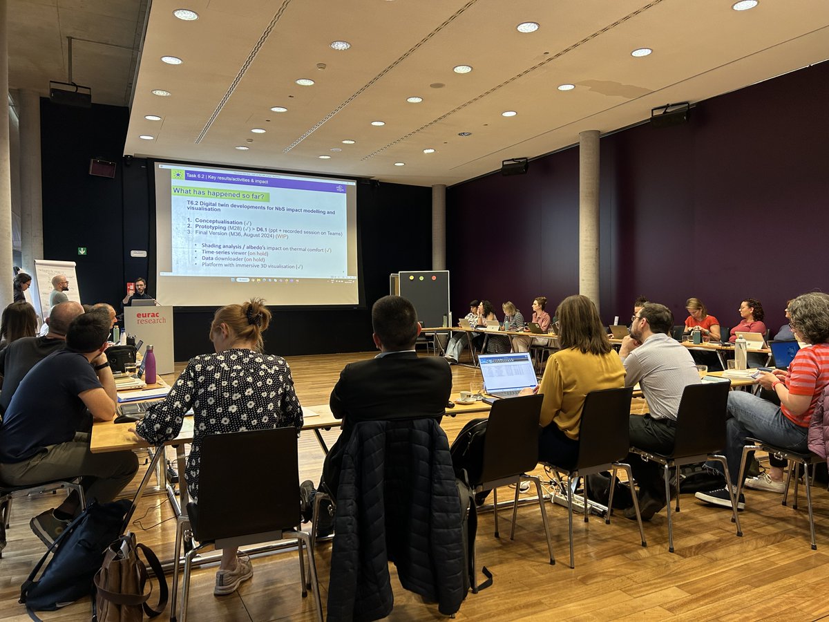 🎉 The 5th Joint Project Meeting has kicked off!
Our partners and City Practice Labs (CiPeLs) are gathered in Bolzano 🇮🇹  from April 9-11th to hold discussions, share updates and exchange experiences on the challenges of the implementation of the JUSTNature project!