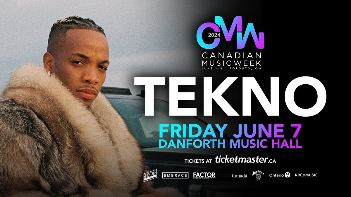 JUST ANNOUNCED: Nigerian singer-songwriter and record producer @alhajitekno will make his stop at The Danforth Music Hall on June 7th! On Sale: Fri Apr 12th | 10am RSVP: bit.ly/3JbWyhO