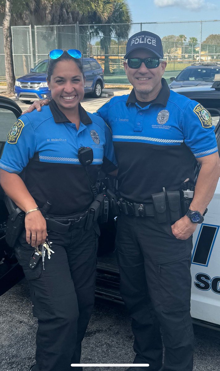 22 years later, still standing side by side. From student to SRO, the impact of mentorship lasts a lifetime. Proud to see a product of M-DCPS now serving alongside their once SRO as partners in keeping our schools safe. #yourbestchoicemdcps #protectingourfuture @SuptDotres @MDCPS