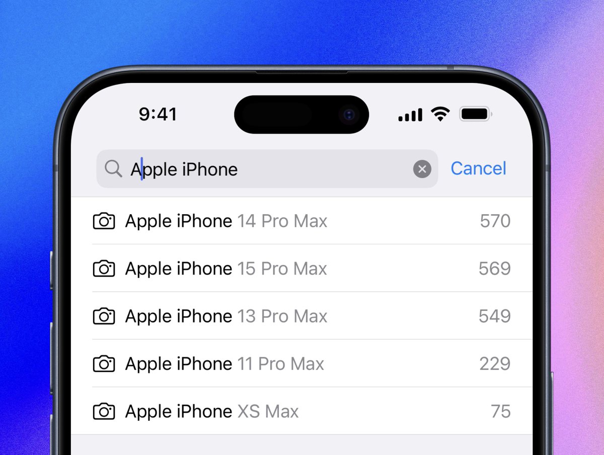 ¿Quieres saber cuántas fotos has hecho con cada iPhone que has tenido?

¡Es muy fácil!

Solo tienes que poner “Apple iPhone” en el campo de búsqueda de la app Fotos.

Y boom.