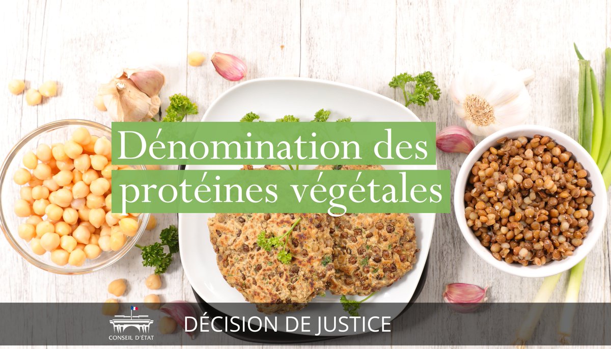 ⚖ Steaks, escalopes, jambons « végétaux » : le Conseil d'État suspend à nouveau l’interdiction d’utiliser ces dénominations, dans l’attente de la réponse de la CJUE. ➡ Lire la décision : conseil-etat.fr/actualites/ste…