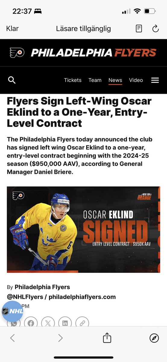 Jfarnstrom's tweet photo. @SebNoren @SBNHLpodcast Hur många borde avgå i Flyers enligt @NiclasViberg efter deras presentation av Oscar Von Sivers? https://t.co/bqPKd0RSu4
