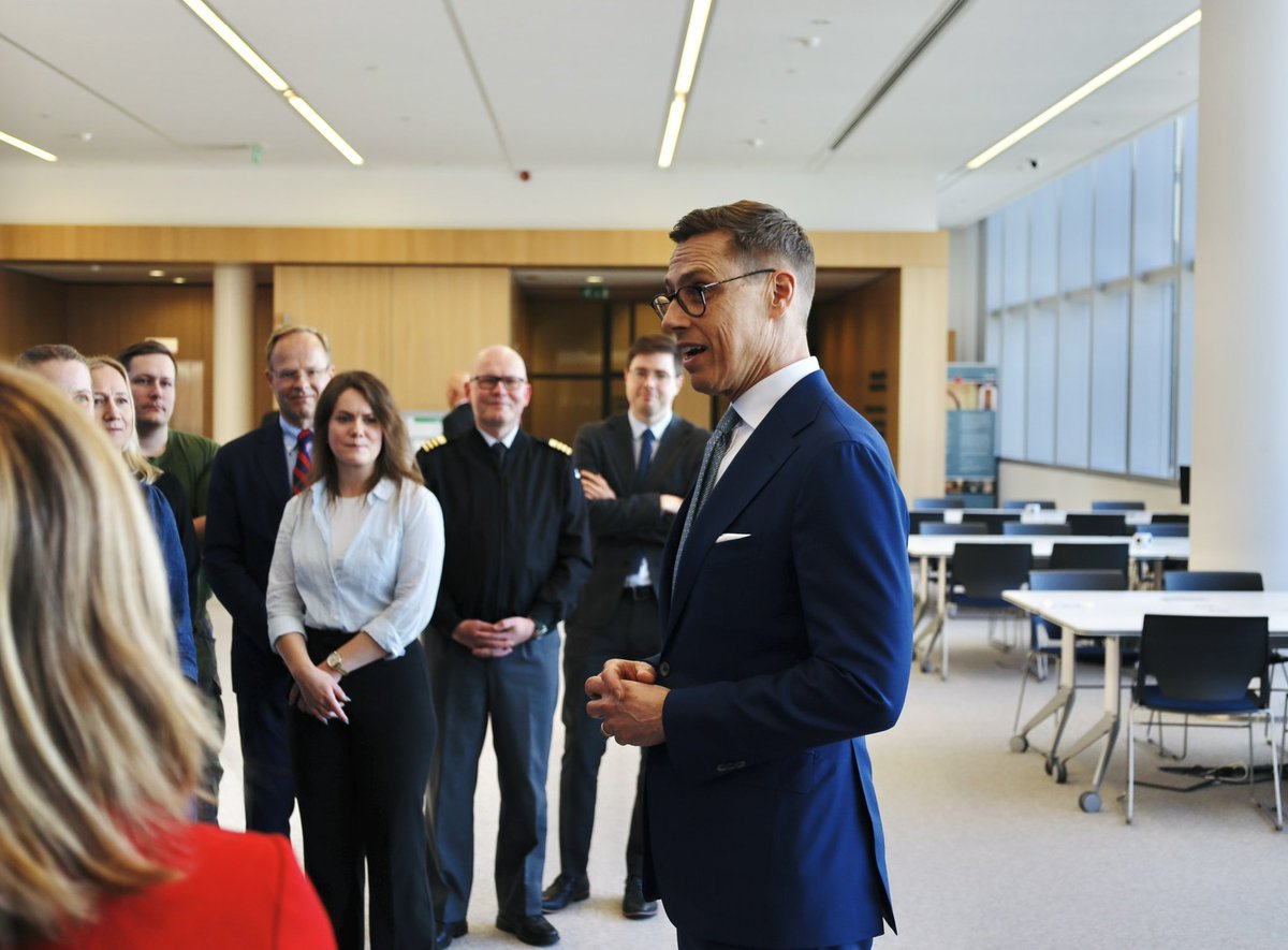 A pleasure to welcome President @alexstubb to the #NATO headquarters today during his first working visit to Belgium. Important discussions on the ongoing work our team is doing here in Brussels as we prepare for the summit in Washington, D.C. #WeAreNATO