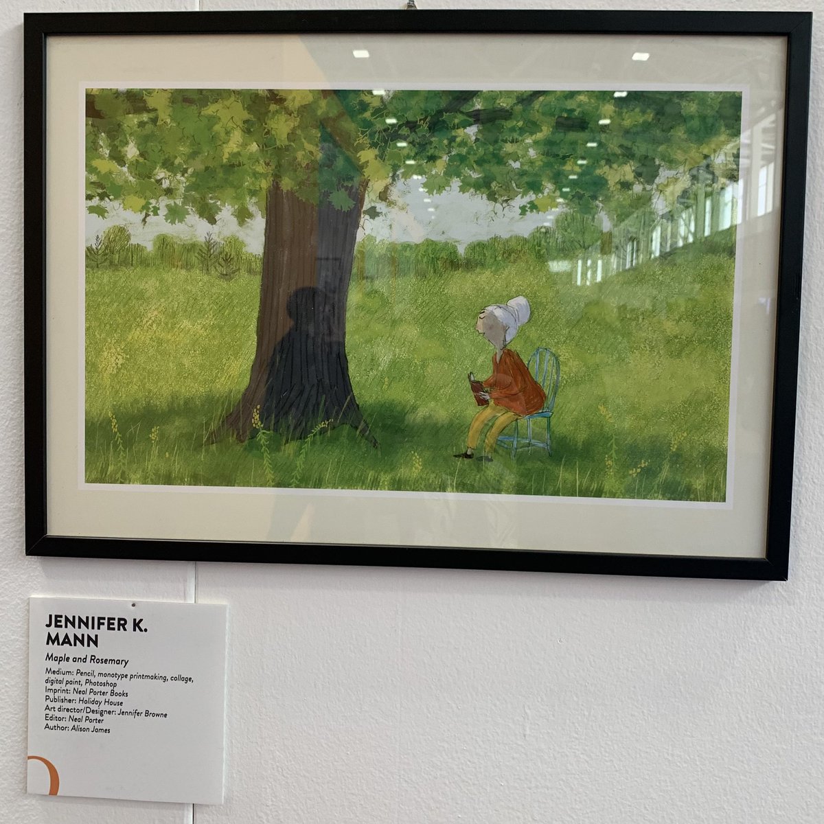 What a thrill to find The Original Art Exhibition at Bologna! I’ve never been in NYC at the time of the show. So I was delighted to find it at #BCBF24! @BoChildrensBook @SOI128