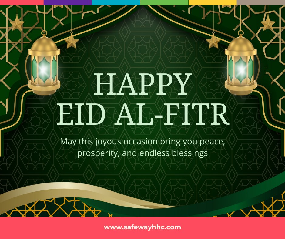 🌙✨ Eid Mubarak! ✨🌙

As Ramadan ends, we celebrate Eid al-Fitr with hearts full of joy and gratitude. A time for community, reflection, and renewal. May this Eid bring you happiness, peace, and prosperity.

🎉💖 #EidMubarak #JoyAndPeace 💖🎉