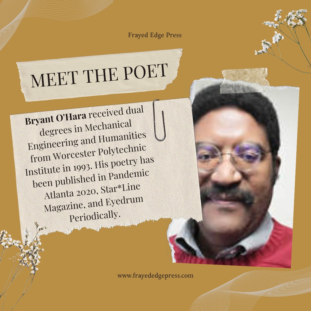 Expand your poetry horizons as we continue into #NationalPoetryMonth with 'The Ghettobirds' by Bryant O'Hara, an Afrofuturistic speculative poetry collection that transcends and transforms. Find it at the link!

frayededgepress.com/ghettobirds.ht…

#afrofuturisim #speculativepoetry