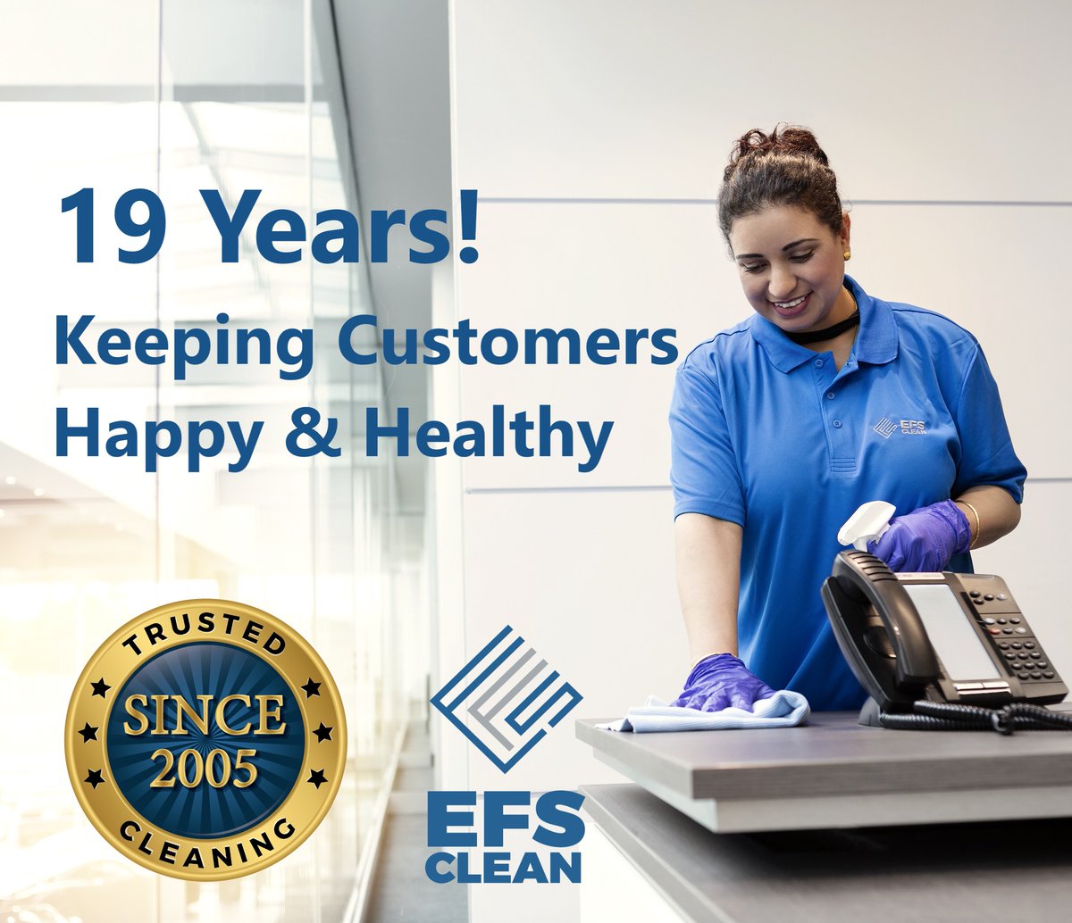 Time flies when you're doing good things. #Calgary #cleaningservices #janitorialservices