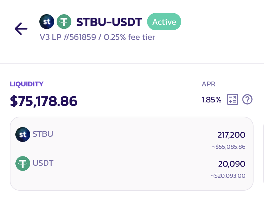 DeyevGene's tweet photo. $STBU is listed on #PancakeSwap 
✅ Liquidity Added
✅ More trades, more adoption
☑️ @DuneAnalytics update is coming soon!
--
#Stobox #STBU https://t.co/H3SvRmrNUO