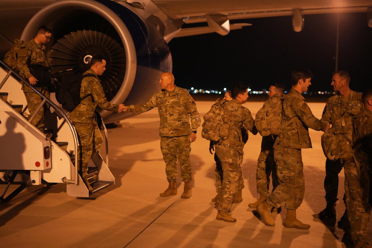 Over the weekend, two more flights of Soldiers from the 2nd Armored Brigade Combat Team, 1st Armored Division returned after completing a nine-month rotation.

#WelcomeHome #IronSoldiers #IIIArmoredCorps #Forscom #USArmy
